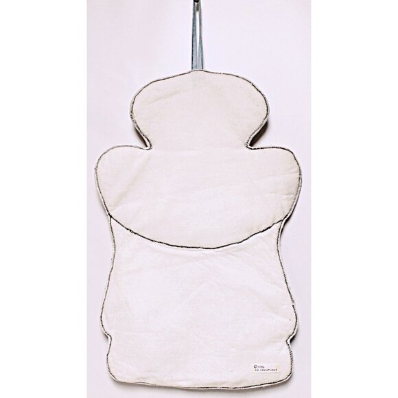 Vtg 1986 CD Creations 23.5" Christmas Stocking Hand Made Angel Blonde Smiling - Picture 4 of 4